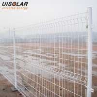 Wholesale cheap outdoor galvanized steel fence, white mesh wire fence panels, metal wire mesh fence