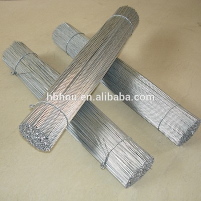 High tensile strength low carbon steel Straight galvanized cut wire