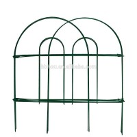 Garden Border Folding Fence Arch, Classic Decorative Wire Landscape Border Fence