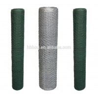 Galvanized pvc coated hexagonal wire mesh netting chicken bird netting