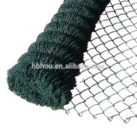 Wholesale Galvanized Used Chain Link Fence For Sale/rhombic or diamond wire mesh fence for sports/field/river banks