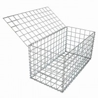 Hot dipped galvanized rock filled gabion cages